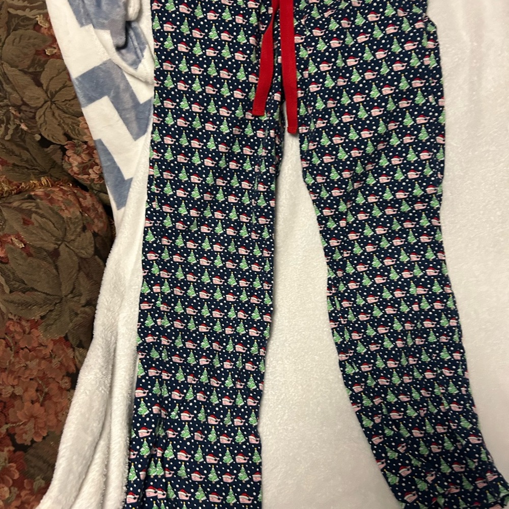 Vineyard Vines men’s  Pajama Bottoms - Blue with Snowman Print